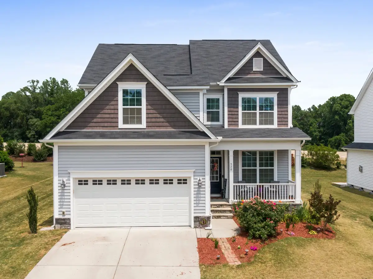 a home with properly installed garage door weather stripping